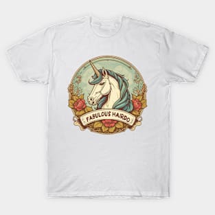 Fabulous Hairdo Unicorn T-Shirt